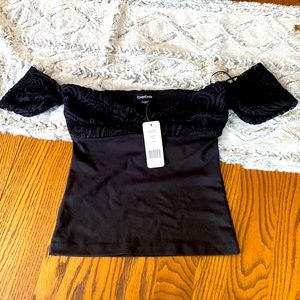 XXS Lace Knute Bebe top